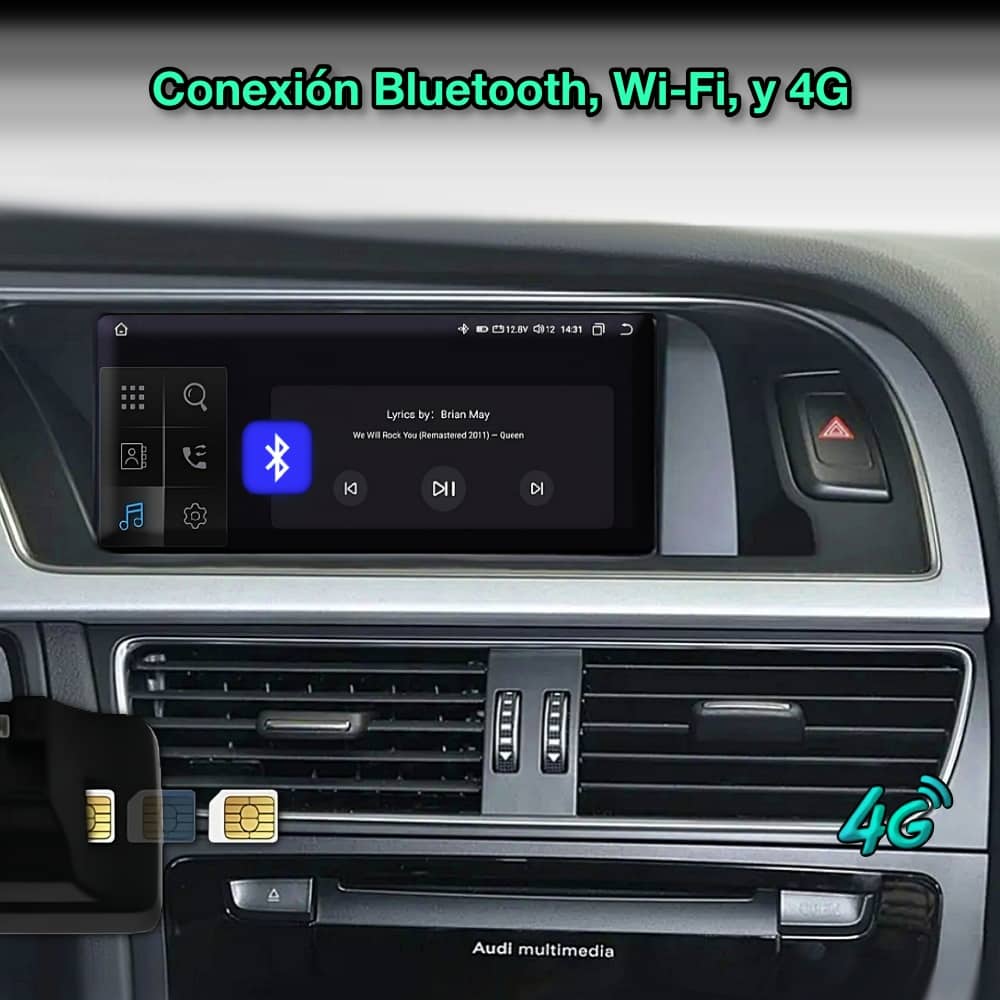 Audi A5 2009 - 2016 pantalla 8.8” - Mister Radio GPS