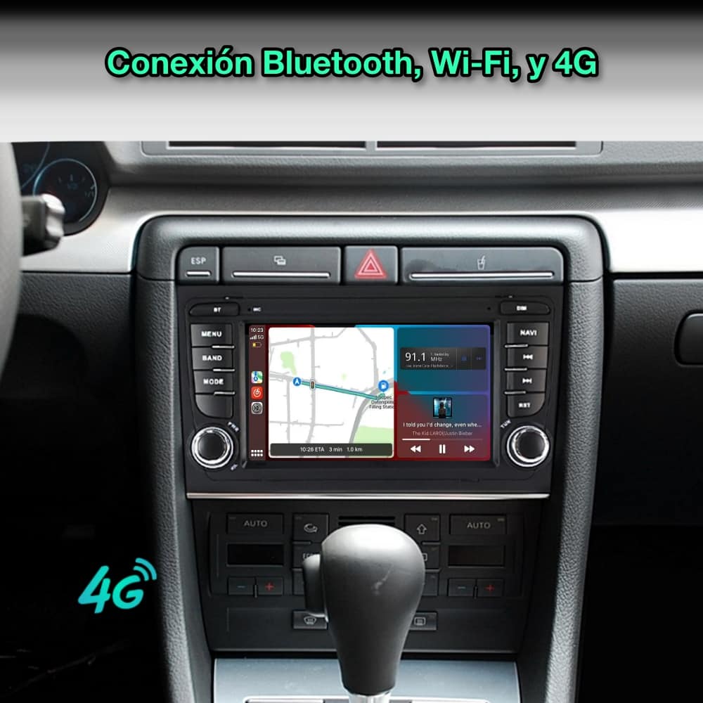 Audi A4, 2000 - 2008 pantalla 7" - Mister Radio GPS