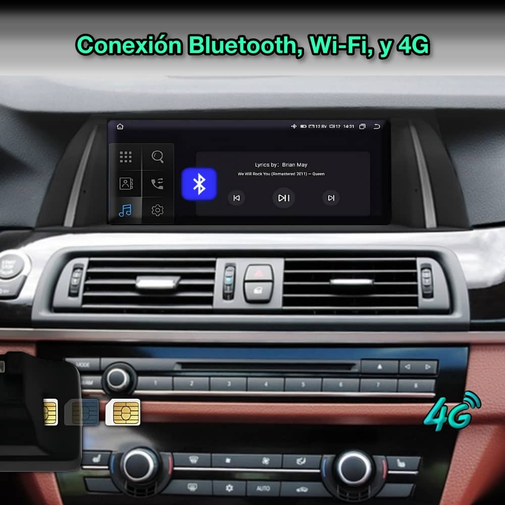 BMW Serie 5, F10, F11, 2011 - 2016 pantalla 10.25” - Mister Radio GPS