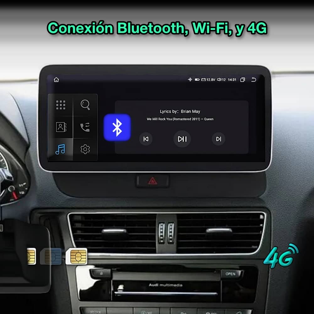 Audi Q5 2009 - 2016 pantalla 10.25” - Mister Radio GPS