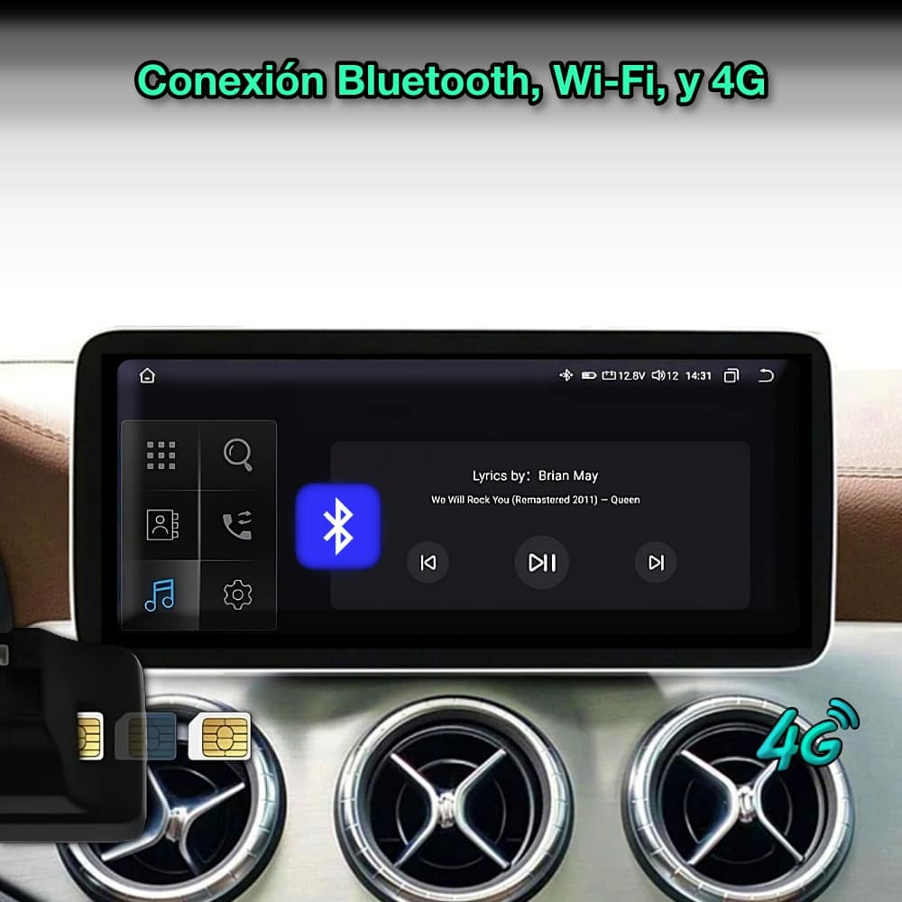 Mercedes Benz Clase B 2011-2018 Pantalla 12,3”