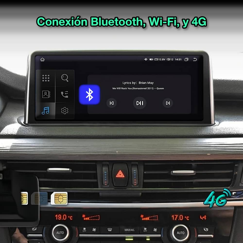 BMW X5 F15, 2014 - 2018 pantalla 10.25” - Mister Radio GPS