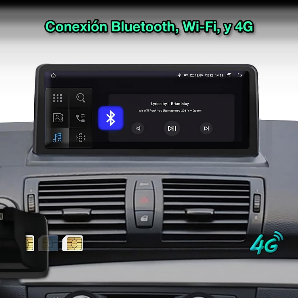 BMW Serie 1, 2006 - 2012 pantalla de 10.25” - Mister Radio GPS