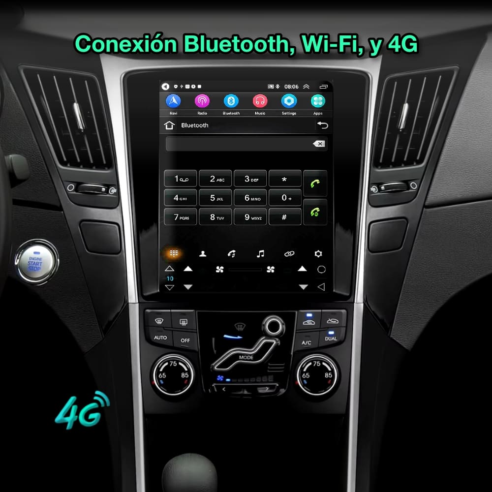 Hyundai Sonata 2006-2012 pantalla 9,7”