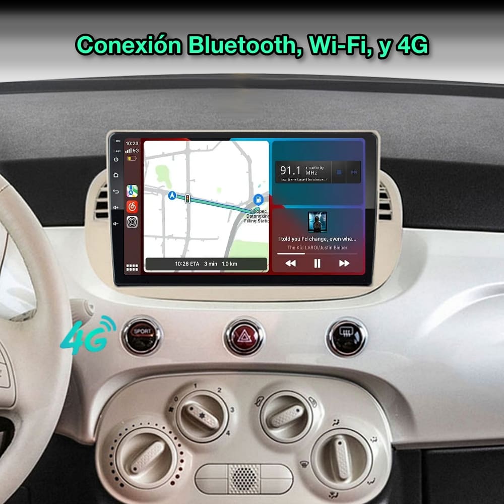FIAT 500, 2007 - 2015 - Mister Radio GPS