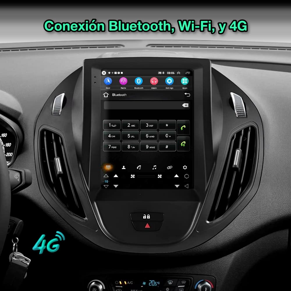 Ford Transit Tourneo 2012-2023 pantalla 9,7”