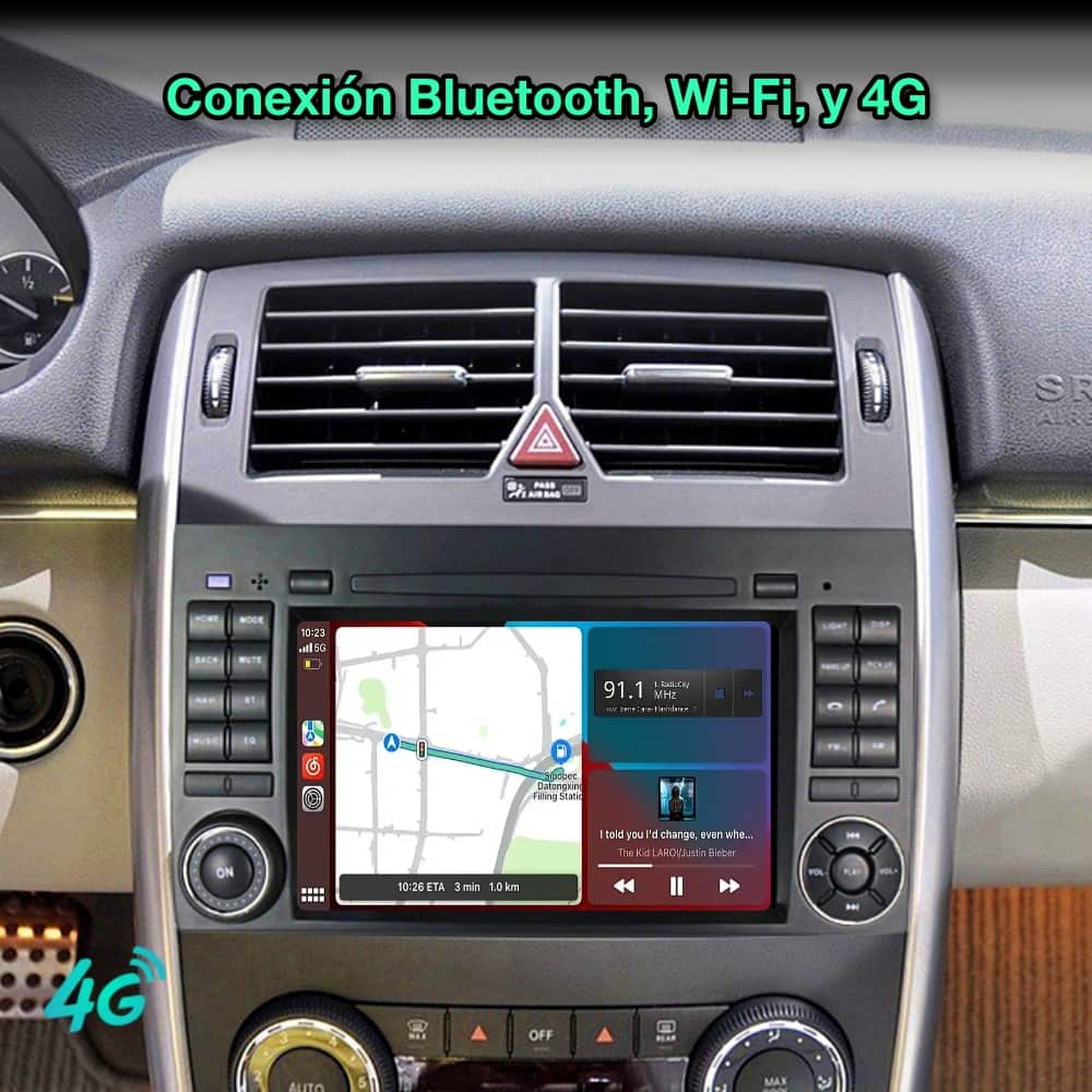 Mercedes Benz Clase A, B, Viano, Vito, Sprinter Pantalla 7"