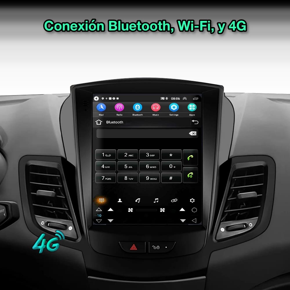 Ford Fiesta 2009 - 2017 pantalla 9,7” - Mister Radio GPS