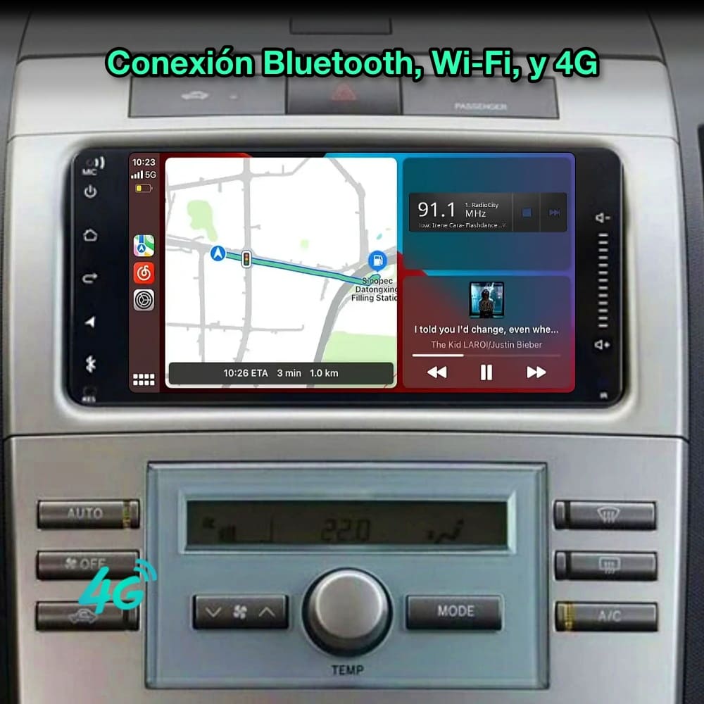 Toyota Corolla, Hilux, RAV4, Vios, Prado pantalla 7 pulgadas