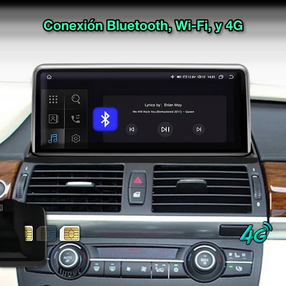 BMW X5 E70, X6 E71, 2007 - 2014 pantalla de 10.25” - Mister Radio GPS