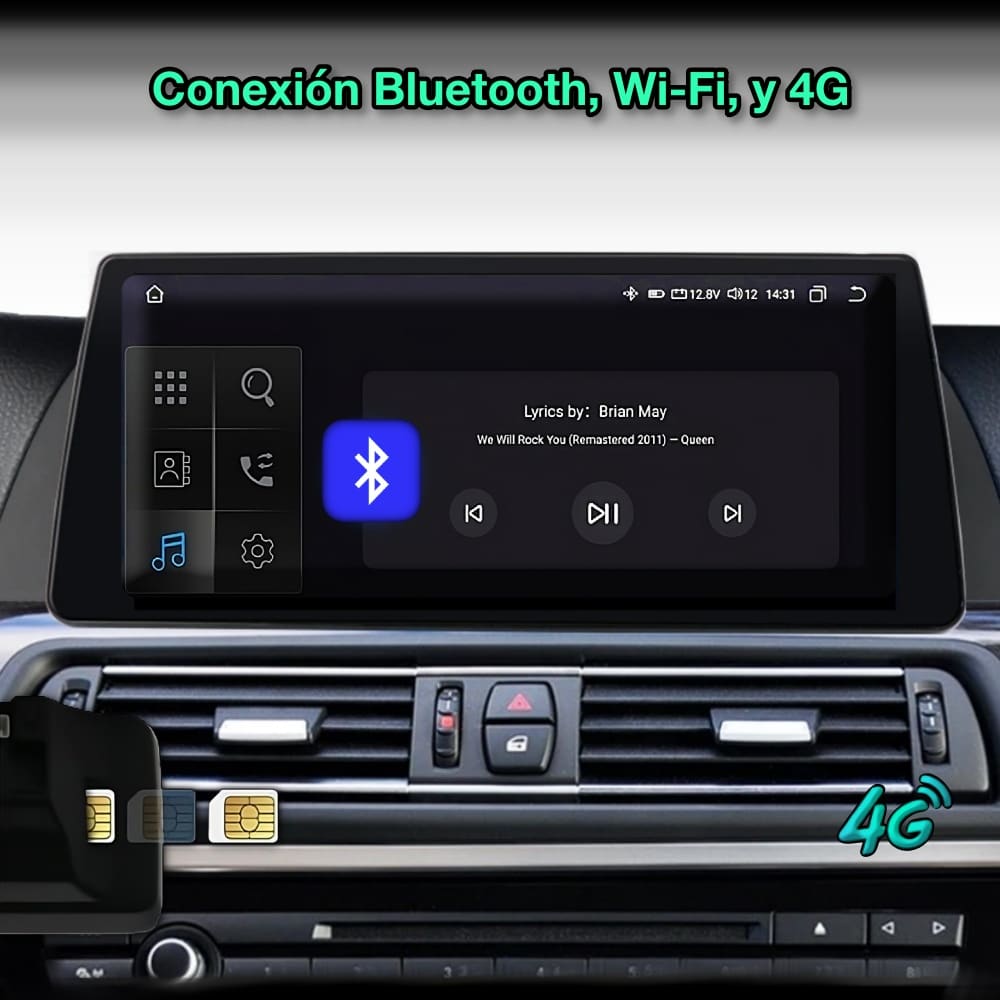 BMW Serie 5, F10, F11, 2011 - 2016 pantalla 10,33” - Mister Radio GPS