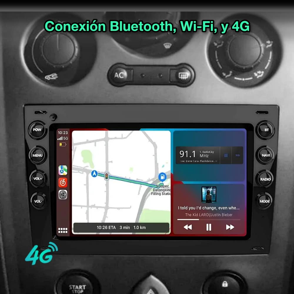 Renault Megane 2, 2002-2009 pantalla 7"