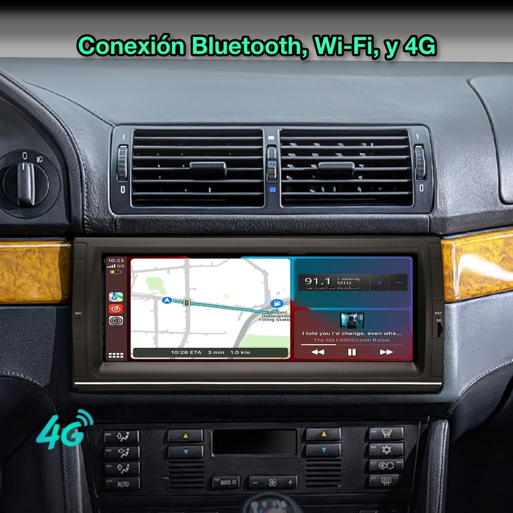 BMW Serie 5 E39, X5 E53 1995 - 2006, 10,25” Pulgadas - Mister Radio GPS