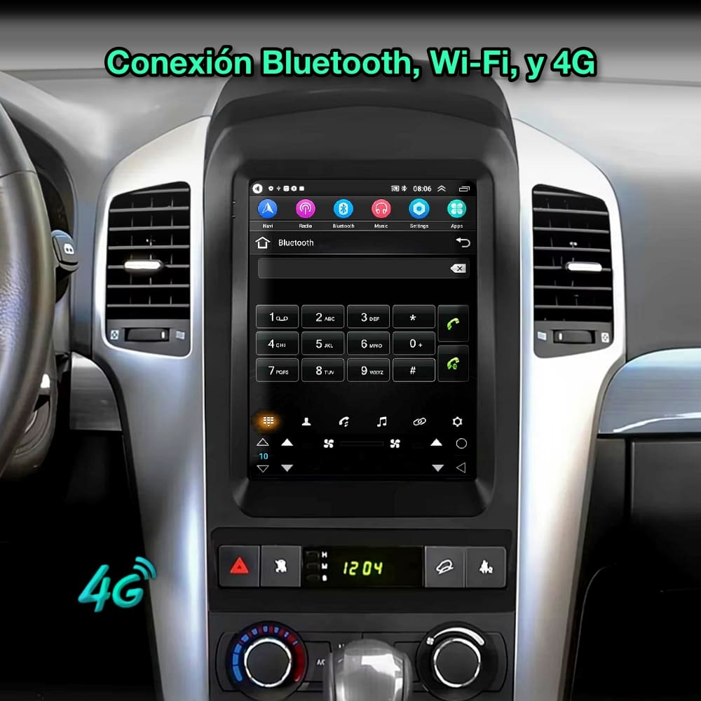 Chevrolet Captiva Sport 2006 - 2012 pantalla 9,7” - Mister Radio GPS