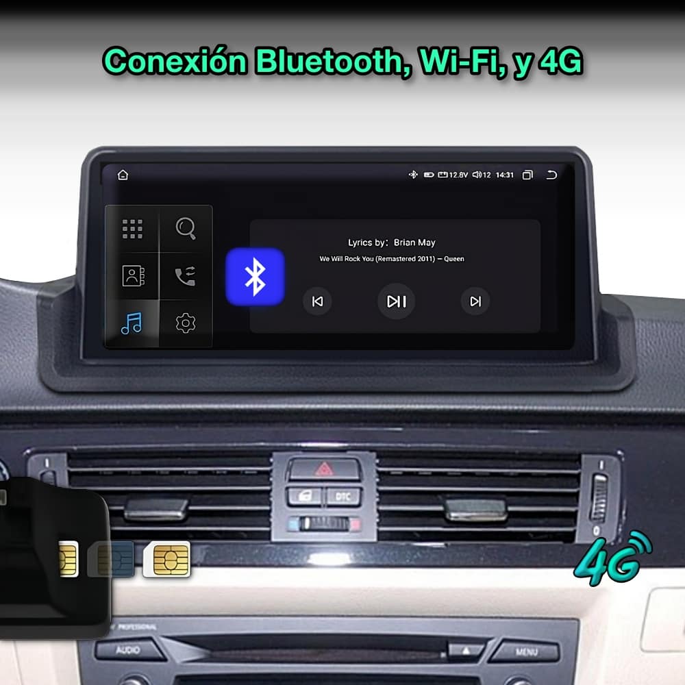 BMW Serie 3 E90, E91, E92, E93, E94, 2005 - 2012 pantalla 10.25” - Mister Radio GPS