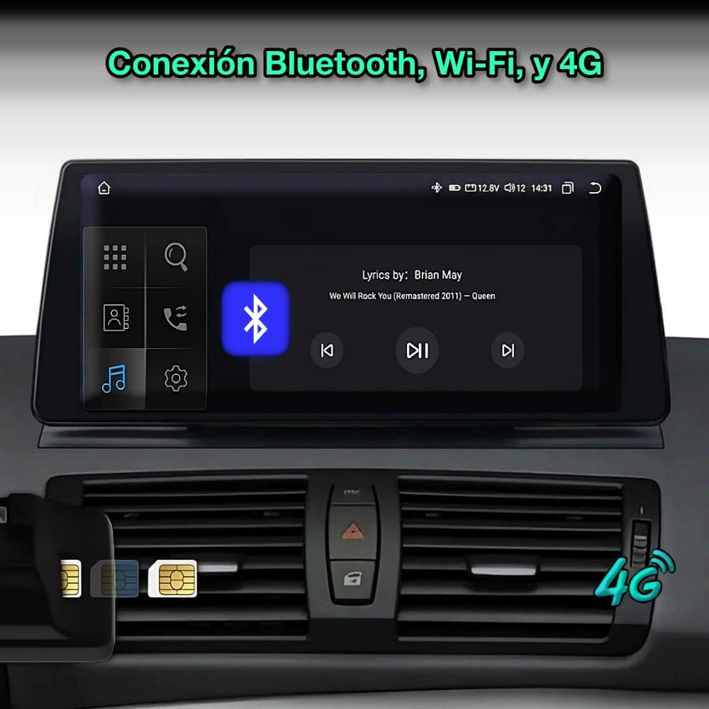 BMW Serie 1, 2006 - 2012 pantalla de 10.33” - Mister Radio GPS