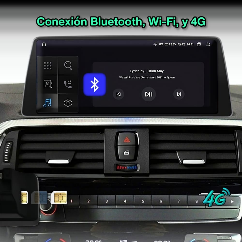 BMW Serie 1, F20 Modelo 2017-2019 Pantalla 10,25"