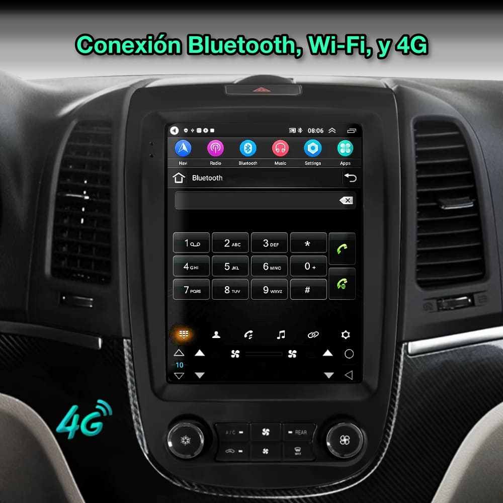 Hyundai Santa Fe 2006-2012 pantalla 9,7”