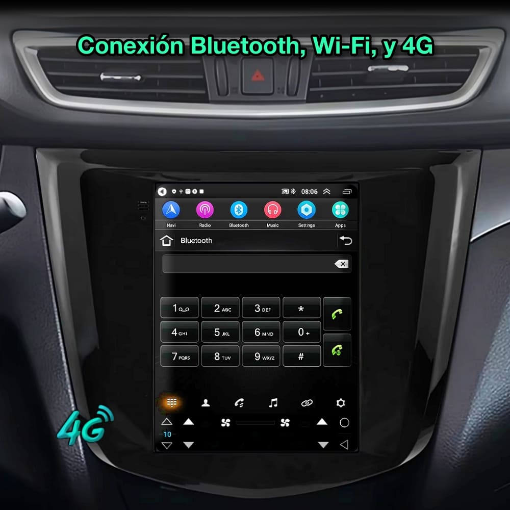 Nissan Qashqai X-Trail 2013-2017 pantalla 9,7”