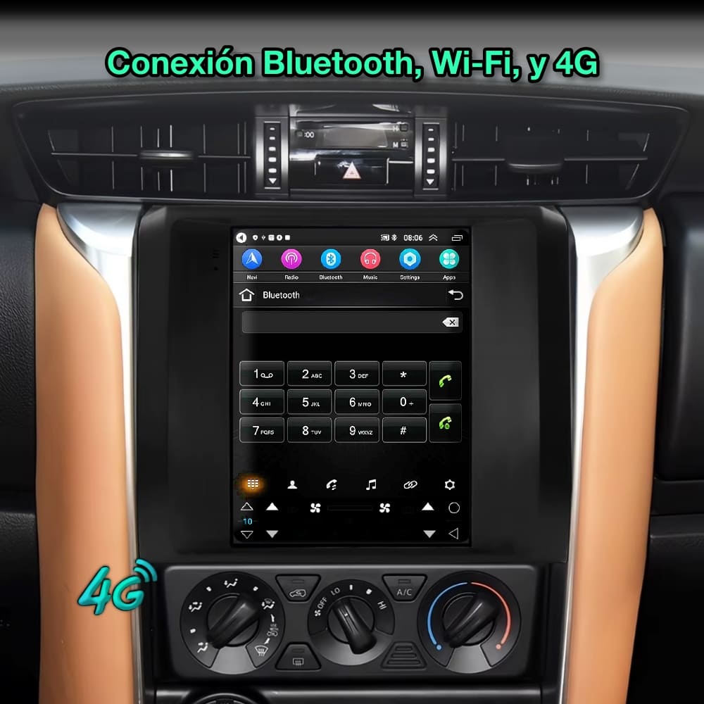 Toyota Fortuner Hilux 2016-2022 pantalla 9,7"