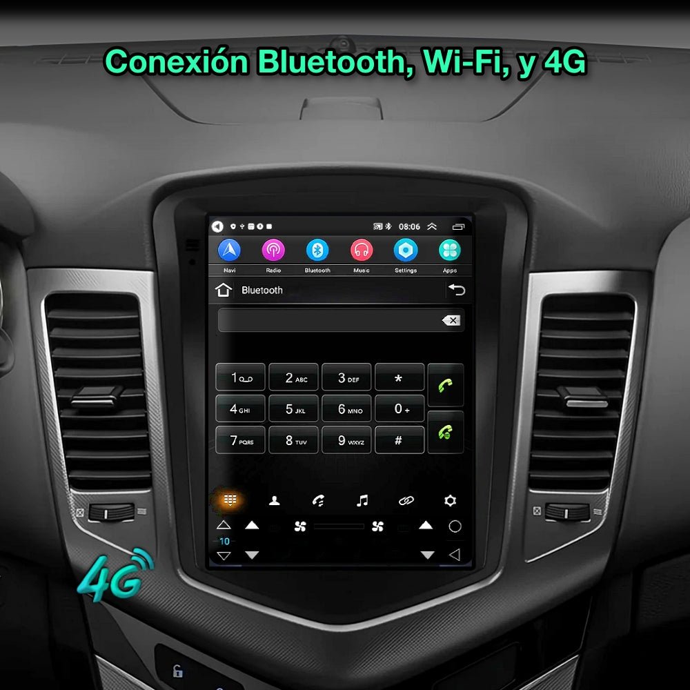 Chevrolet Cruze 2008 - 2012 pantalla 9,7” - Mister Radio GPS