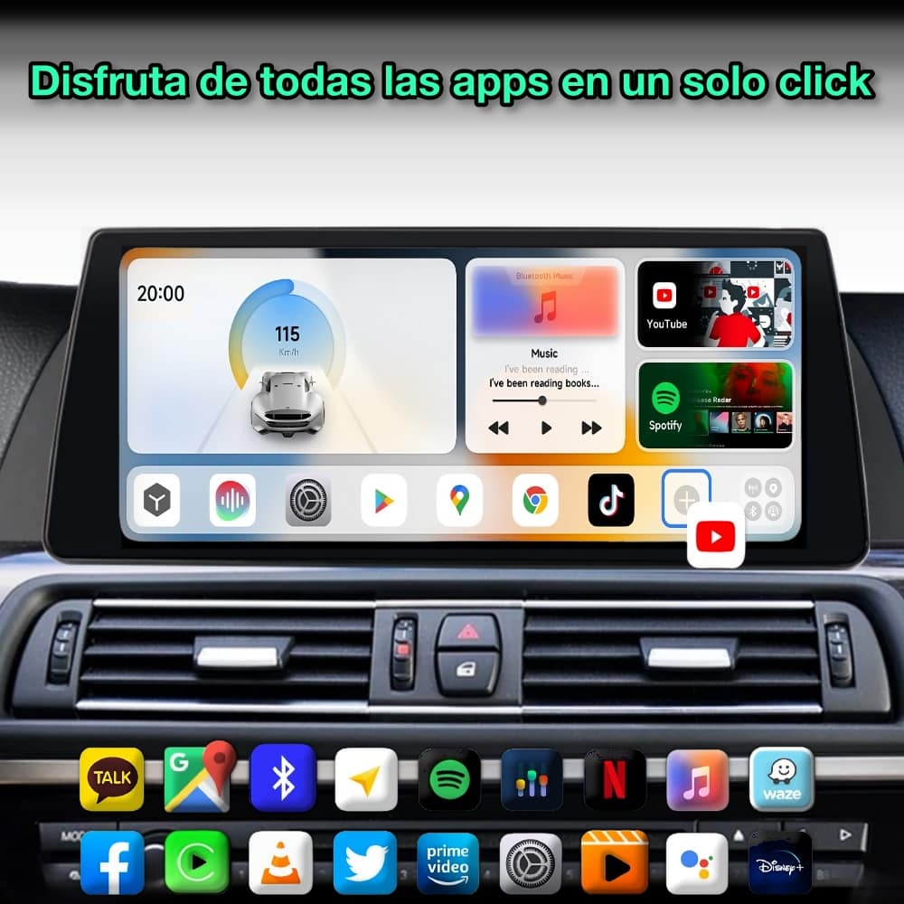 BMW Serie 5, F10, F11, 2011 - 2016 pantalla 10,33” - Mister Radio GPS