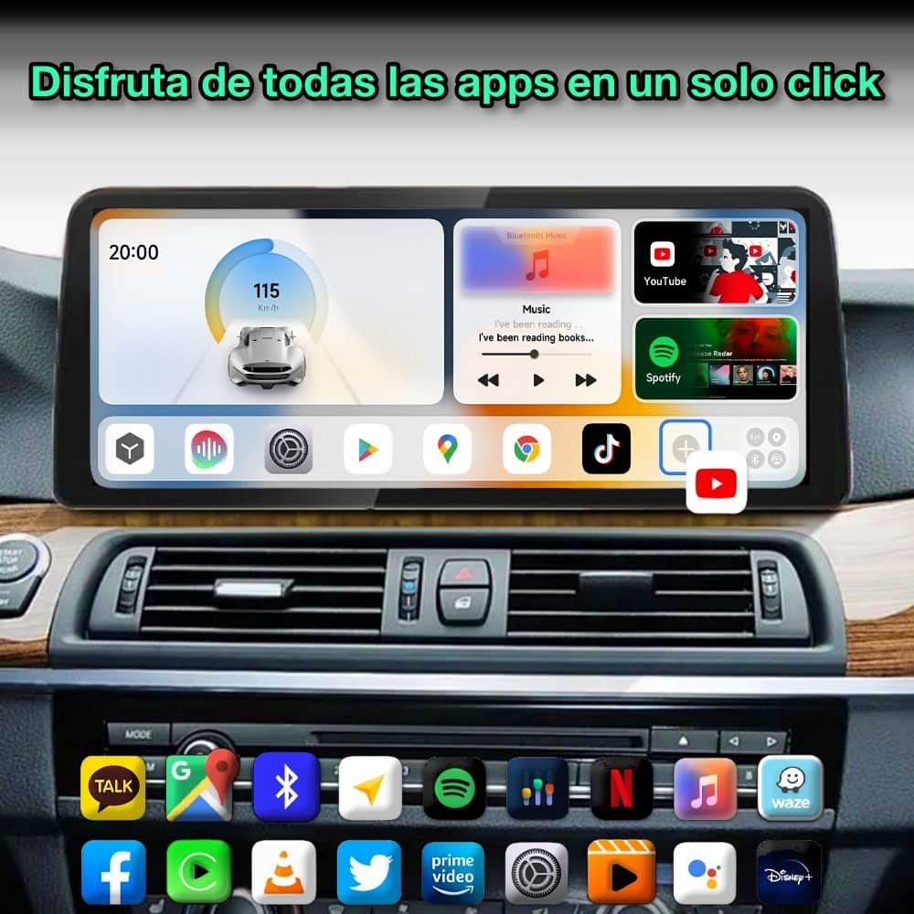 BMW X5 E70, X6 E71, 2007 - 2014 pantalla de 12,3” - Mister Radio GPS