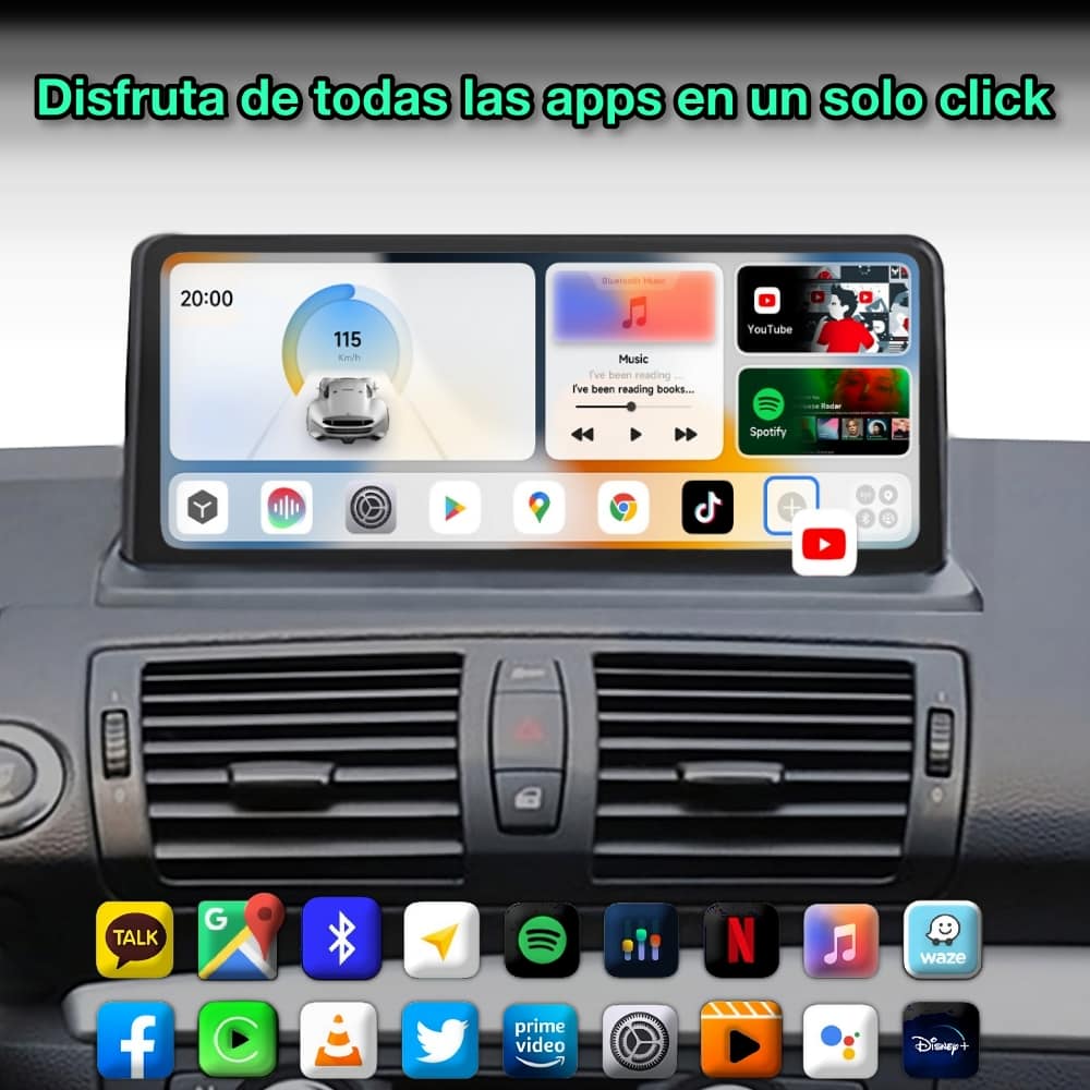 BMW Serie 1, 2006 - 2012 pantalla de 10.25” - Mister Radio GPS