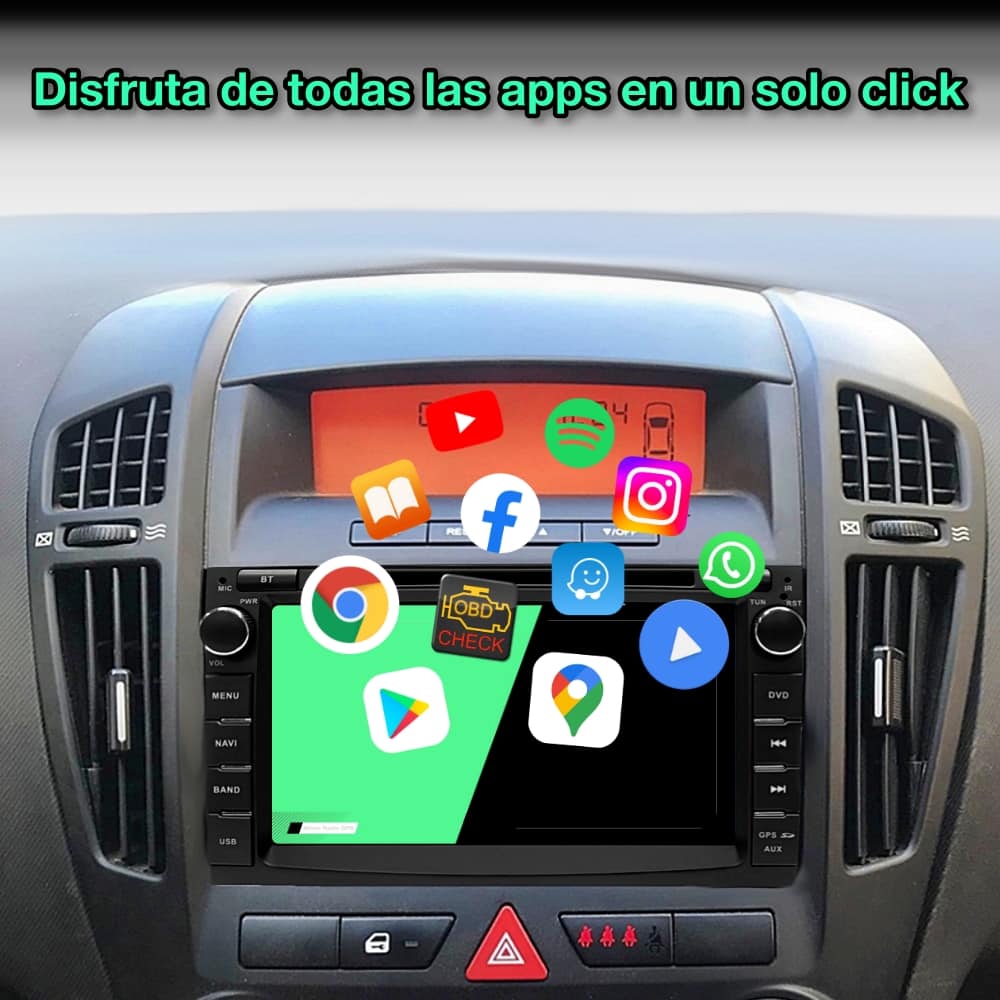 KIA Ceed, Venga 2010-2016 Pantalla 7"