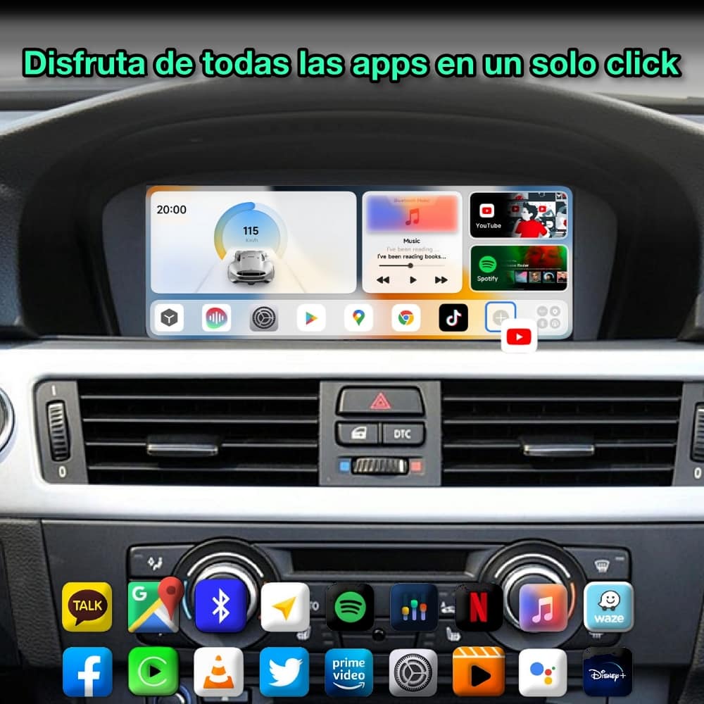 BMW Serie 3, 2005 - 2012 pantalla de 10.25” - Mister Radio GPS