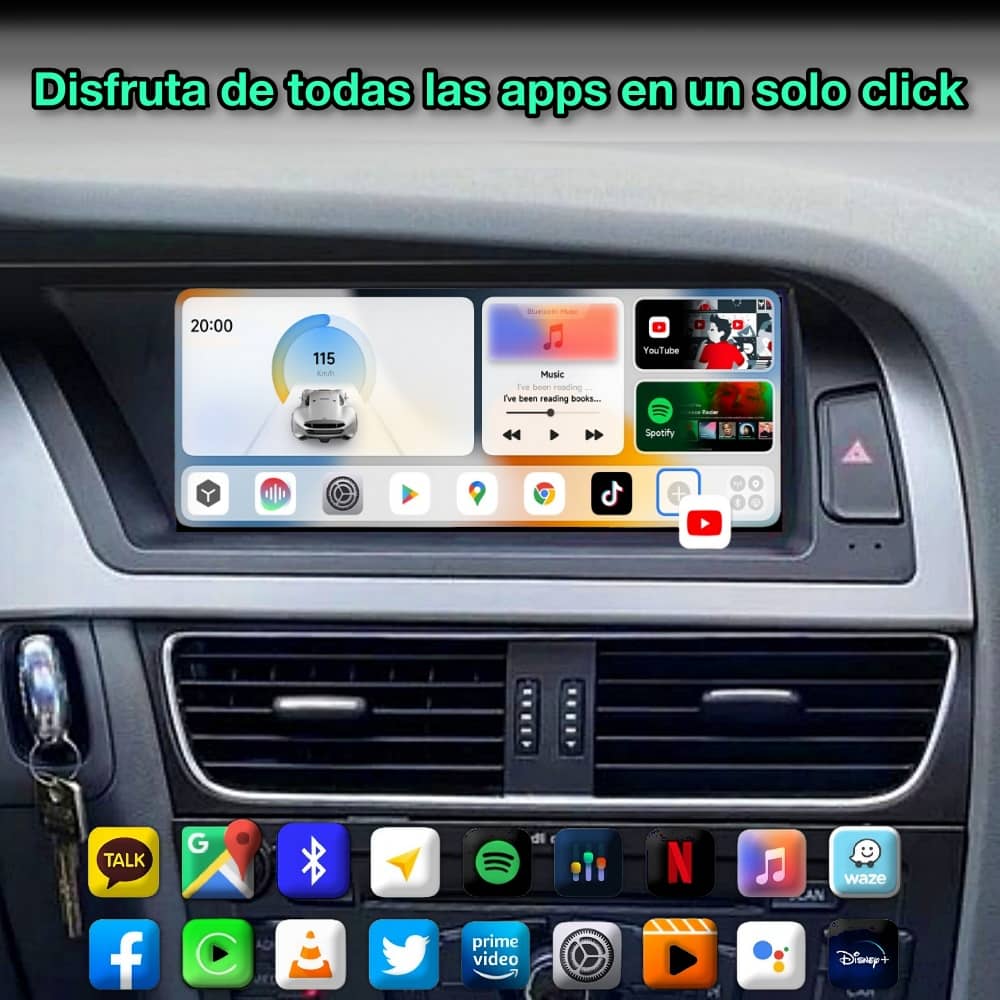 Audi A4 2009 - 2016 pantalla 8,8” - Mister Radio GPS