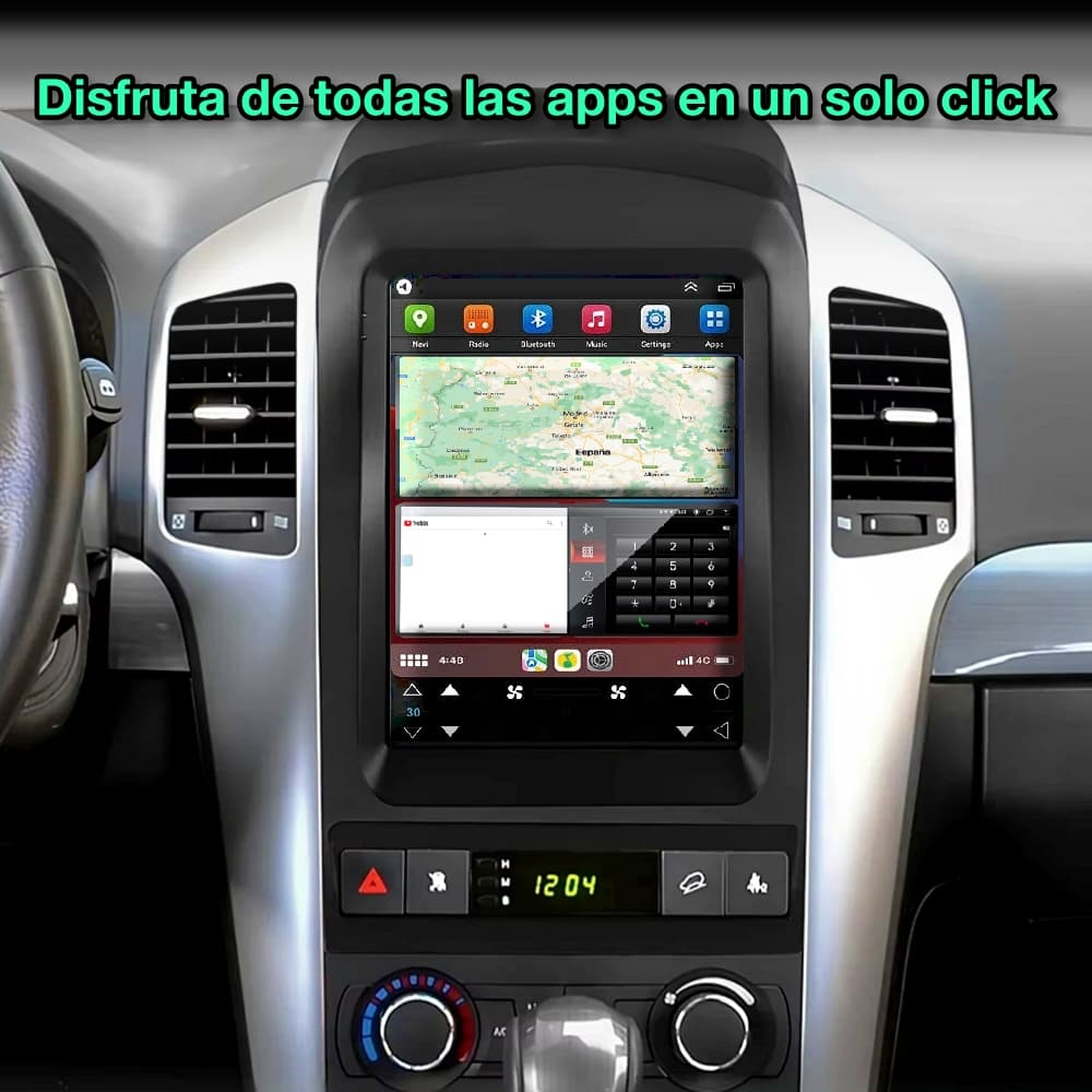 Chevrolet Captiva Sport 2006 - 2012 pantalla 9,7” - Mister Radio GPS