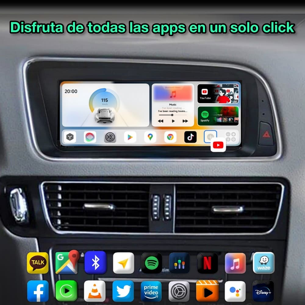 Audi Q5 2009 - 2016 pantalla 8.8" - Mister Radio GPS