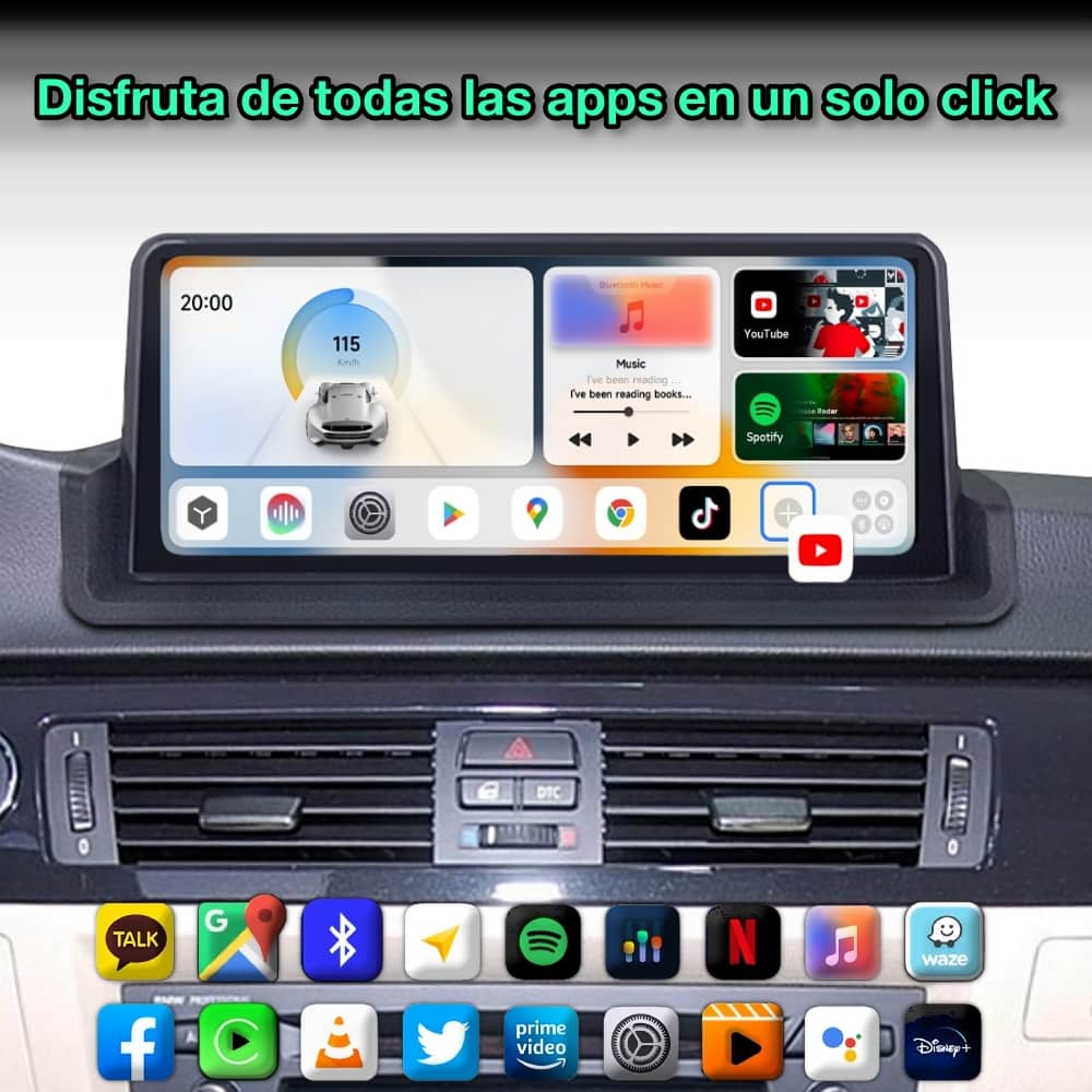 BMW Serie 3 E90, E91, E92, E93, E94, 2005 - 2012 pantalla 10.25” - Mister Radio GPS