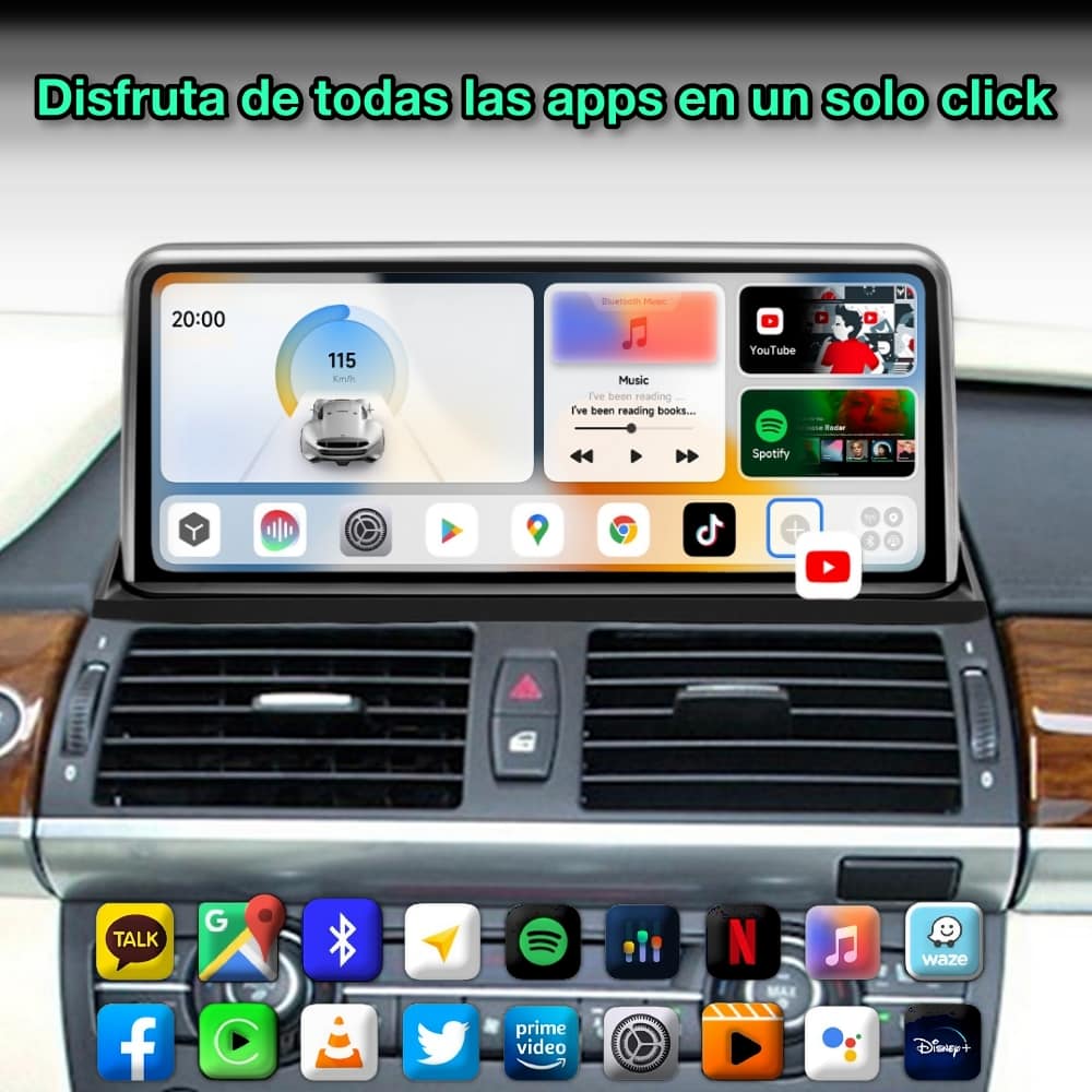 BMW X5 E70, X6 E71, 2007 - 2014 pantalla de 10.25” - Mister Radio GPS