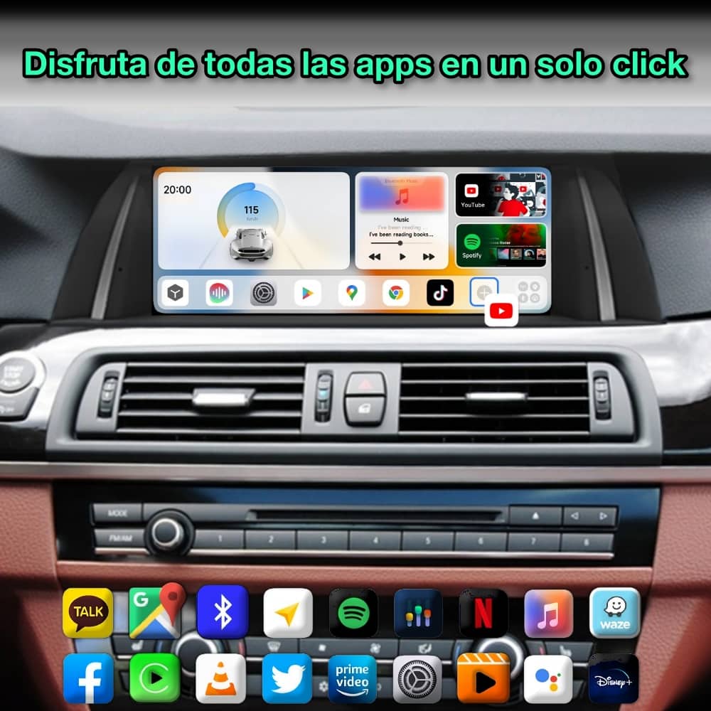 BMW Serie 5, F10, F11, 2011 - 2016 pantalla 10.25” - Mister Radio GPS