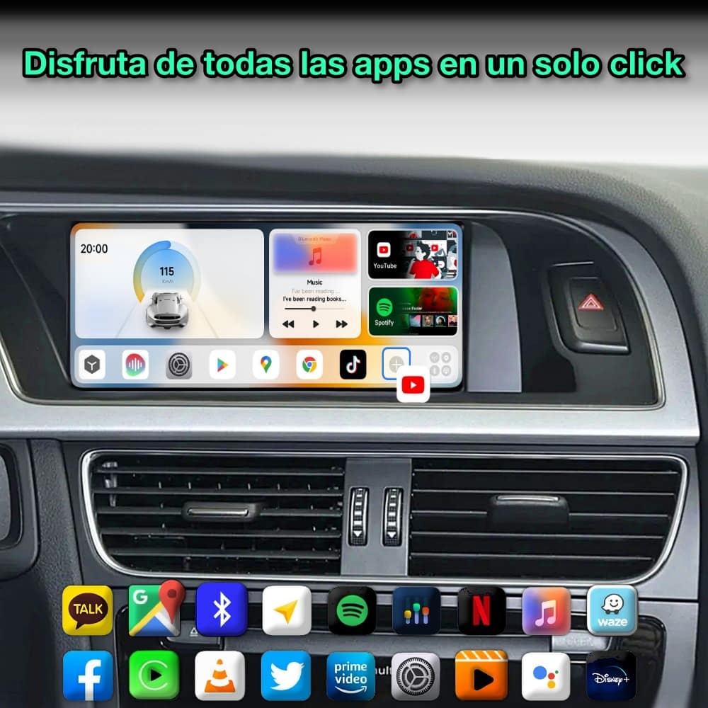 Audi A5 2009 - 2016 pantalla 8.8” - Mister Radio GPS