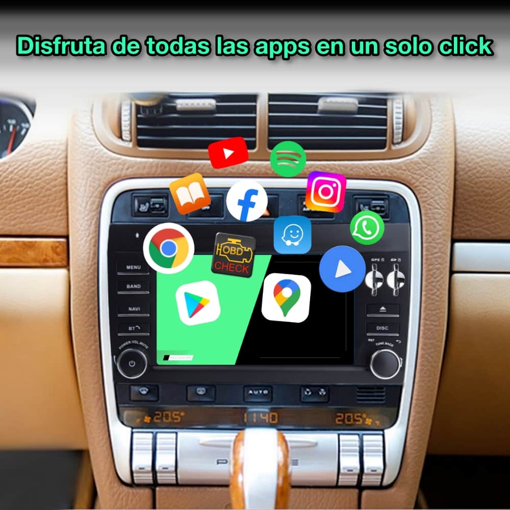 Porsche Cayenne 2002-2010 Pantalla 7"