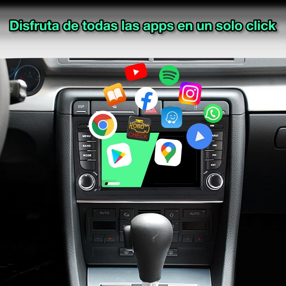 Audi A4, 2000 - 2008 pantalla 7" - Mister Radio GPS