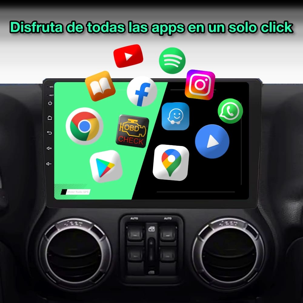 Jeep / Chrysler / Dodge Radio pantalla 10”