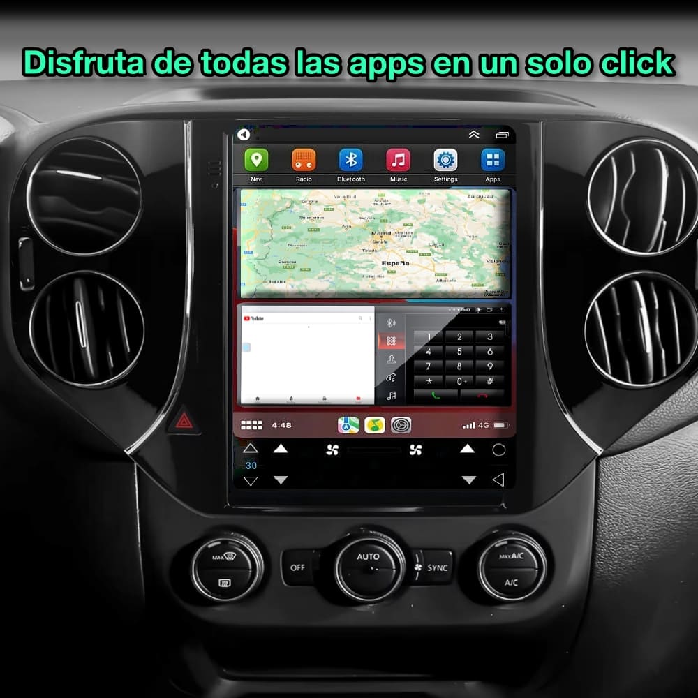 Volkswagen Tiguan 2007-2016 pantalla 9,7”