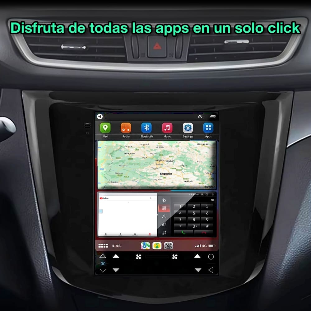 Nissan Qashqai X-Trail 2013-2017 pantalla 9,7”