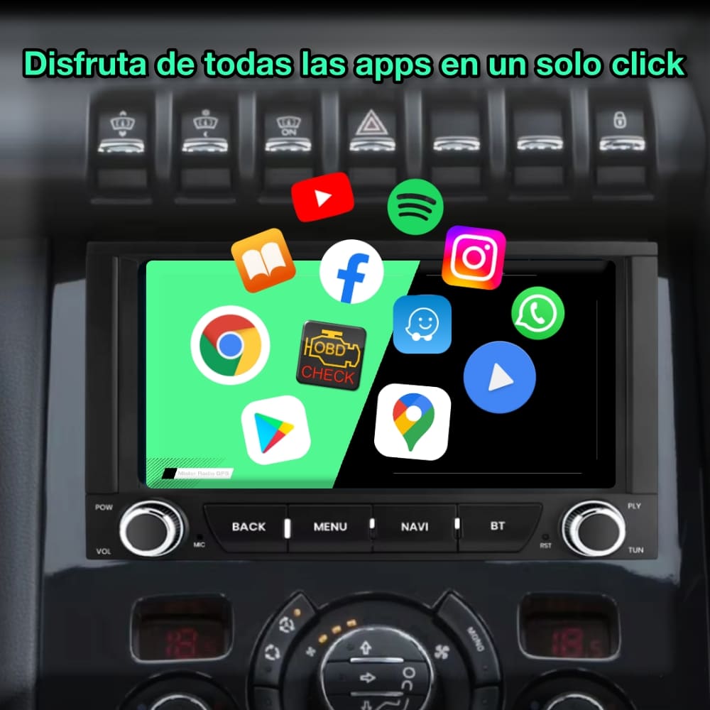 Peugeot 3008, 2009-2015 pantalla 7”