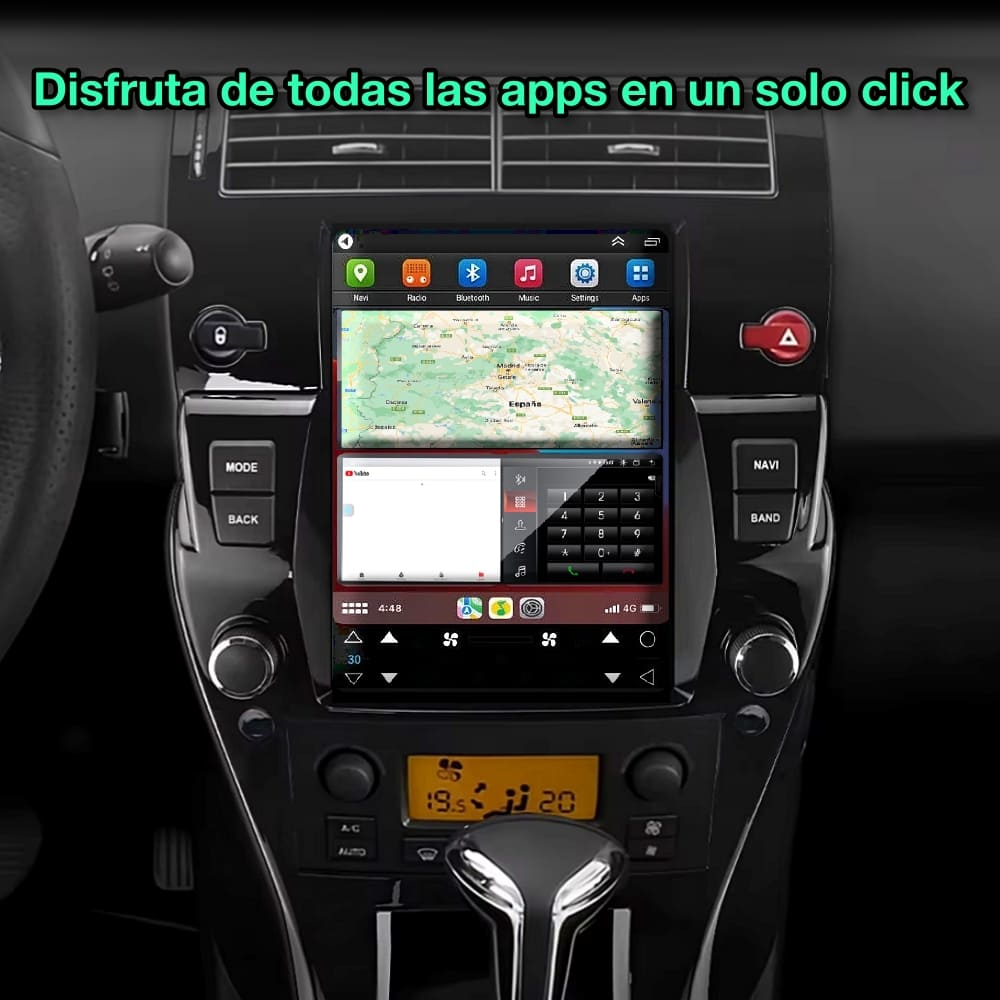 Citroen C4, C-Quatre, C-Triomphe 2004-2012 pantalla 9,7"