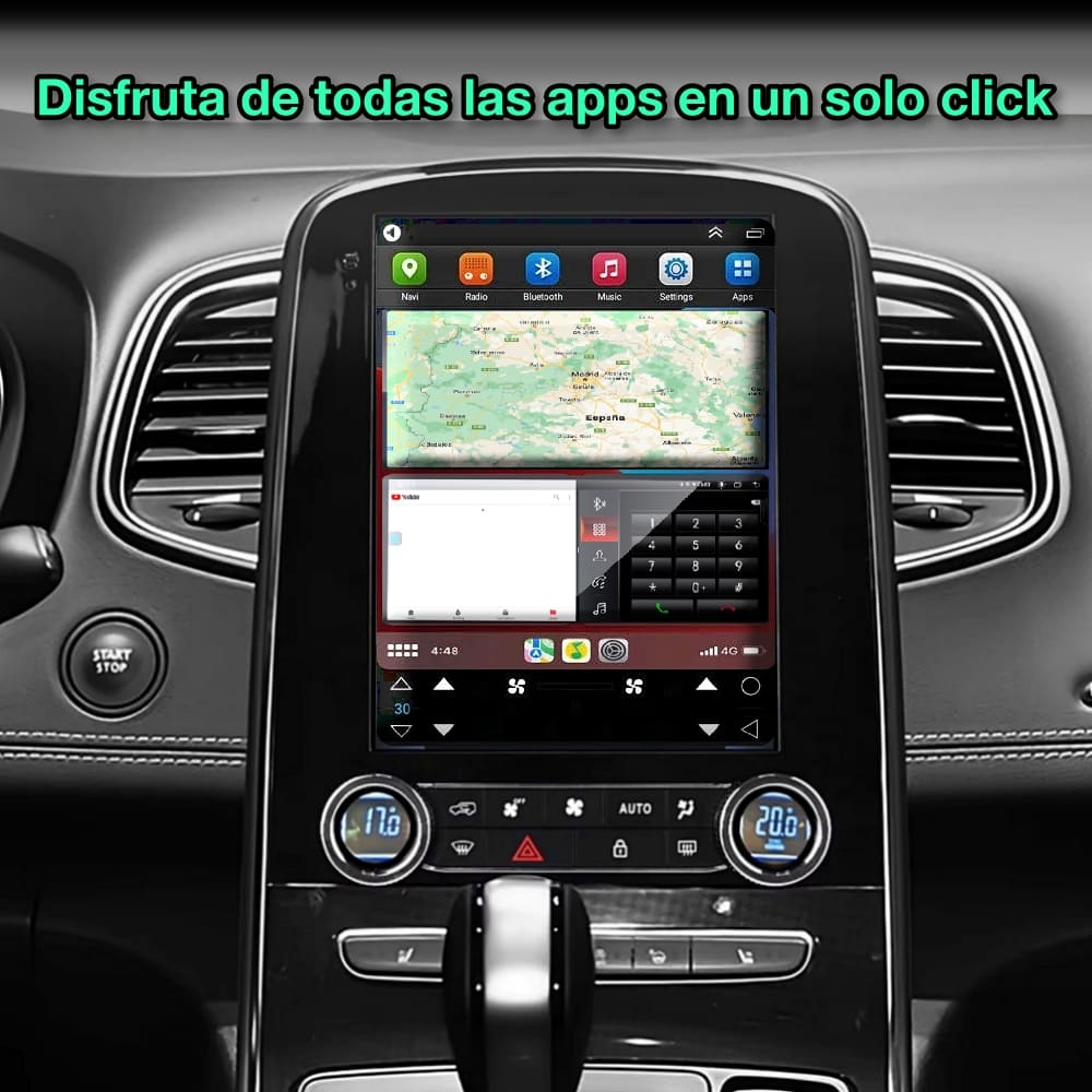 Renault Scenic 2013-2024 pantalla 9,7"