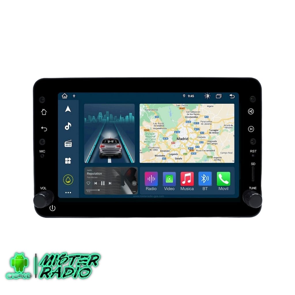 Alfa Romeo Spider, 159, Brera 2006 - 2010 pantalla 7" - Mister Radio GPS