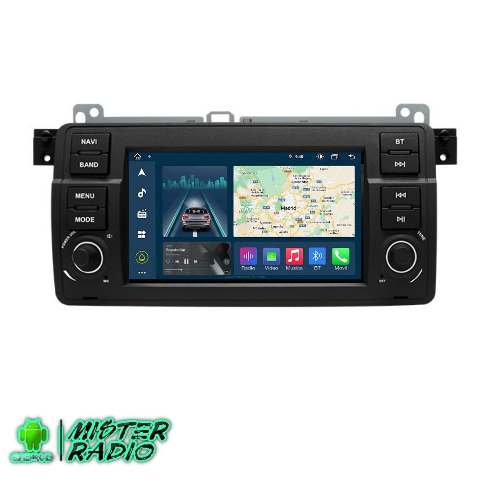 BMW E46 Serie 3 ,1998 - 2006 de 7" pulgadas - Mister Radio GPS