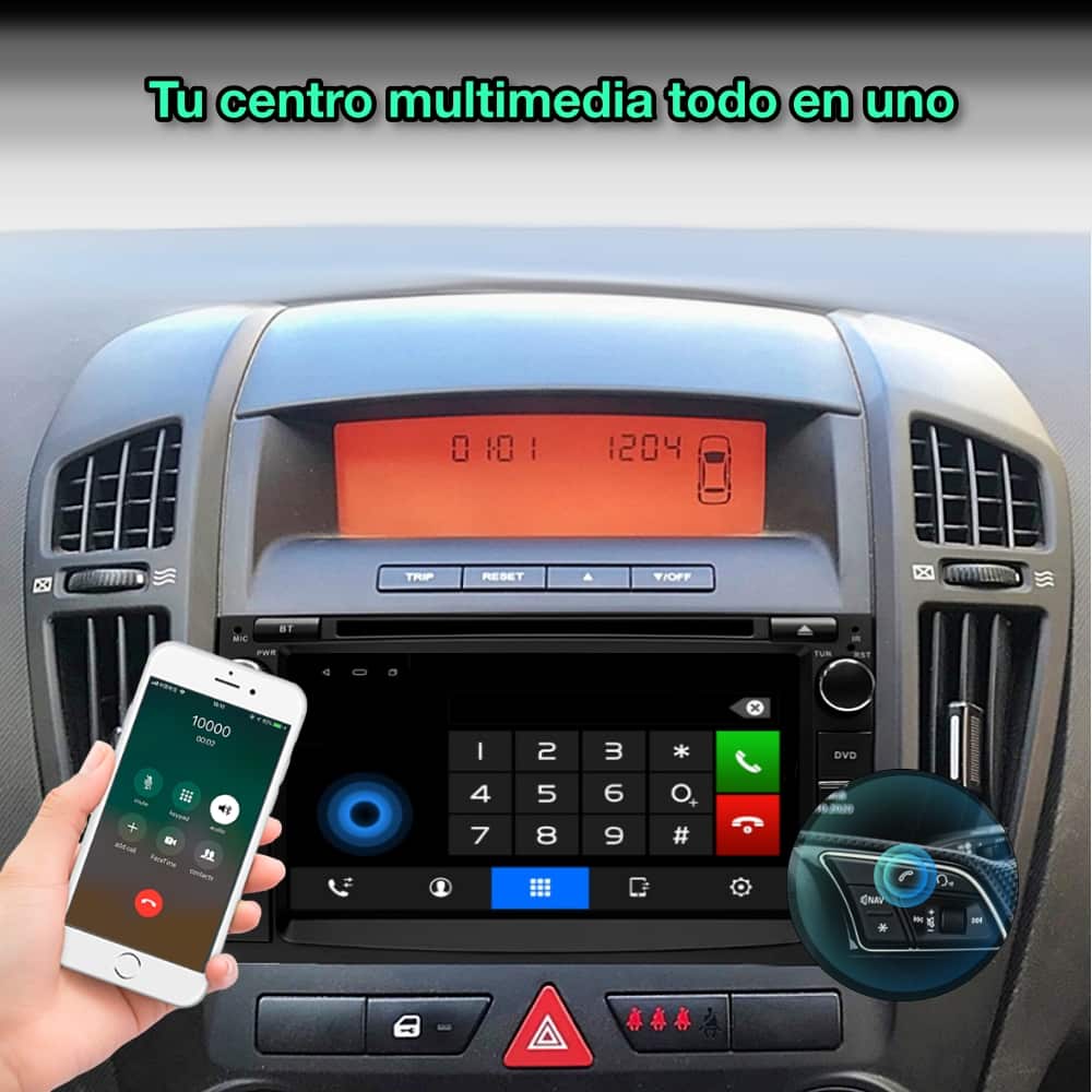 KIA Ceed, Venga 2010-2016 Pantalla 7"