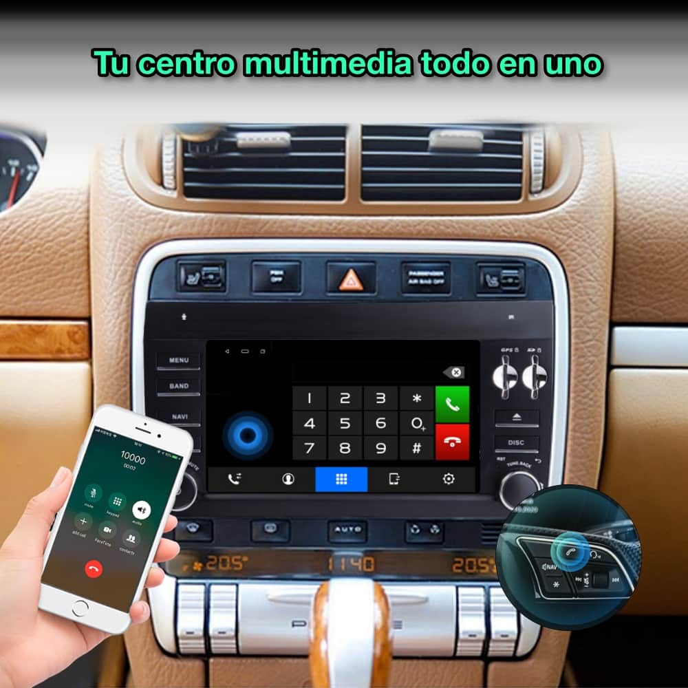 Porsche Cayenne 2002-2010 Pantalla 7"