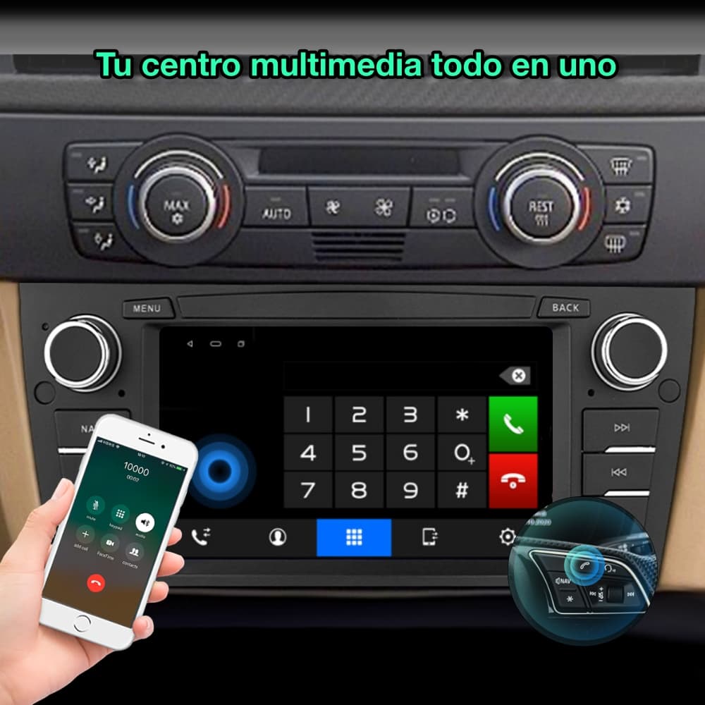 BMW Serie 1, 2004 - 2011 pantalla 7" - Mister Radio GPS